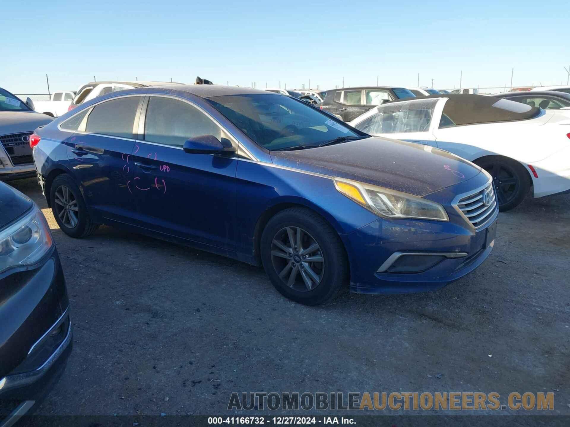 5NPE24AF4GH319490 HYUNDAI SONATA 2016