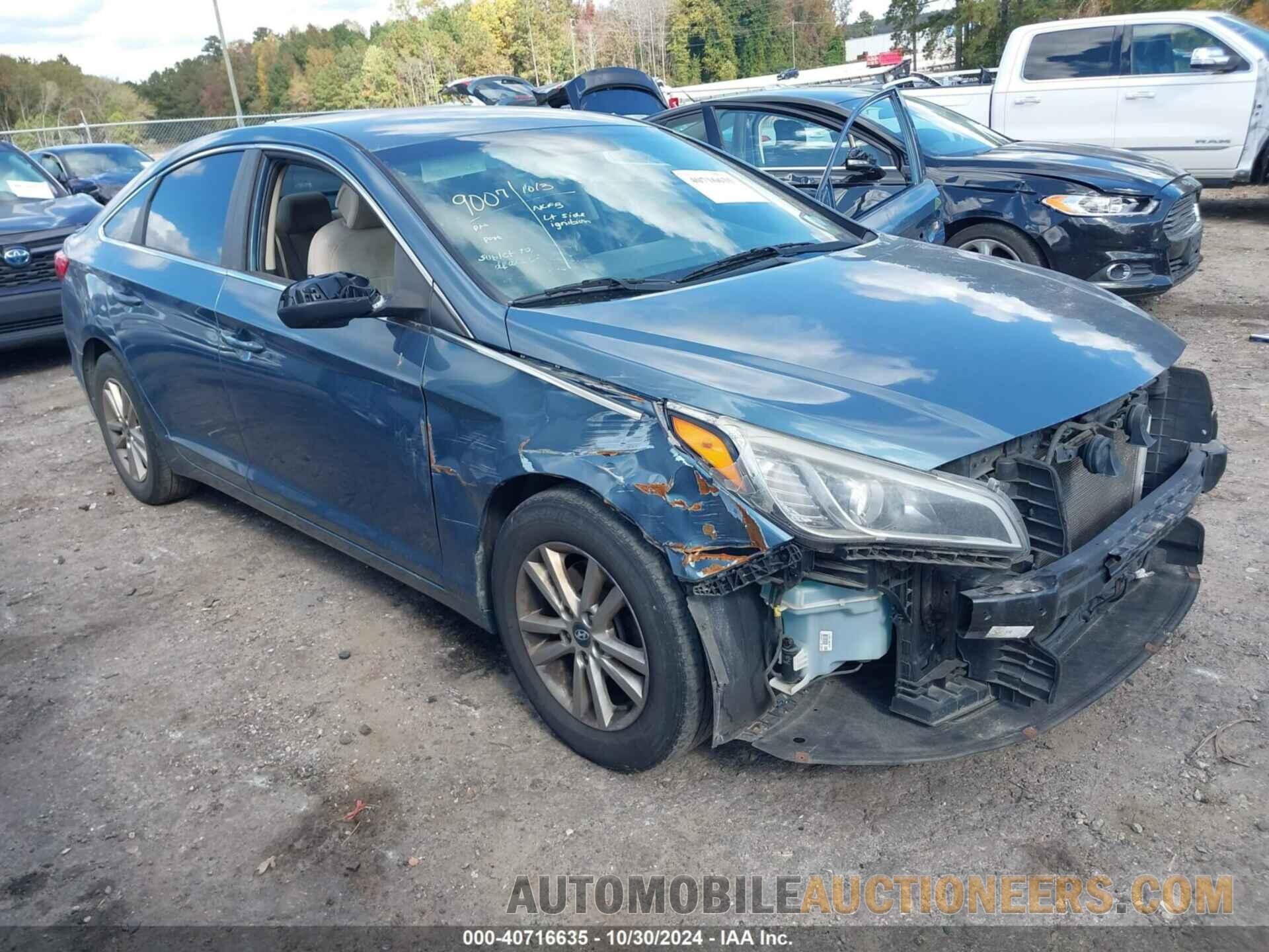 5NPE24AF4GH319828 HYUNDAI SONATA 2016