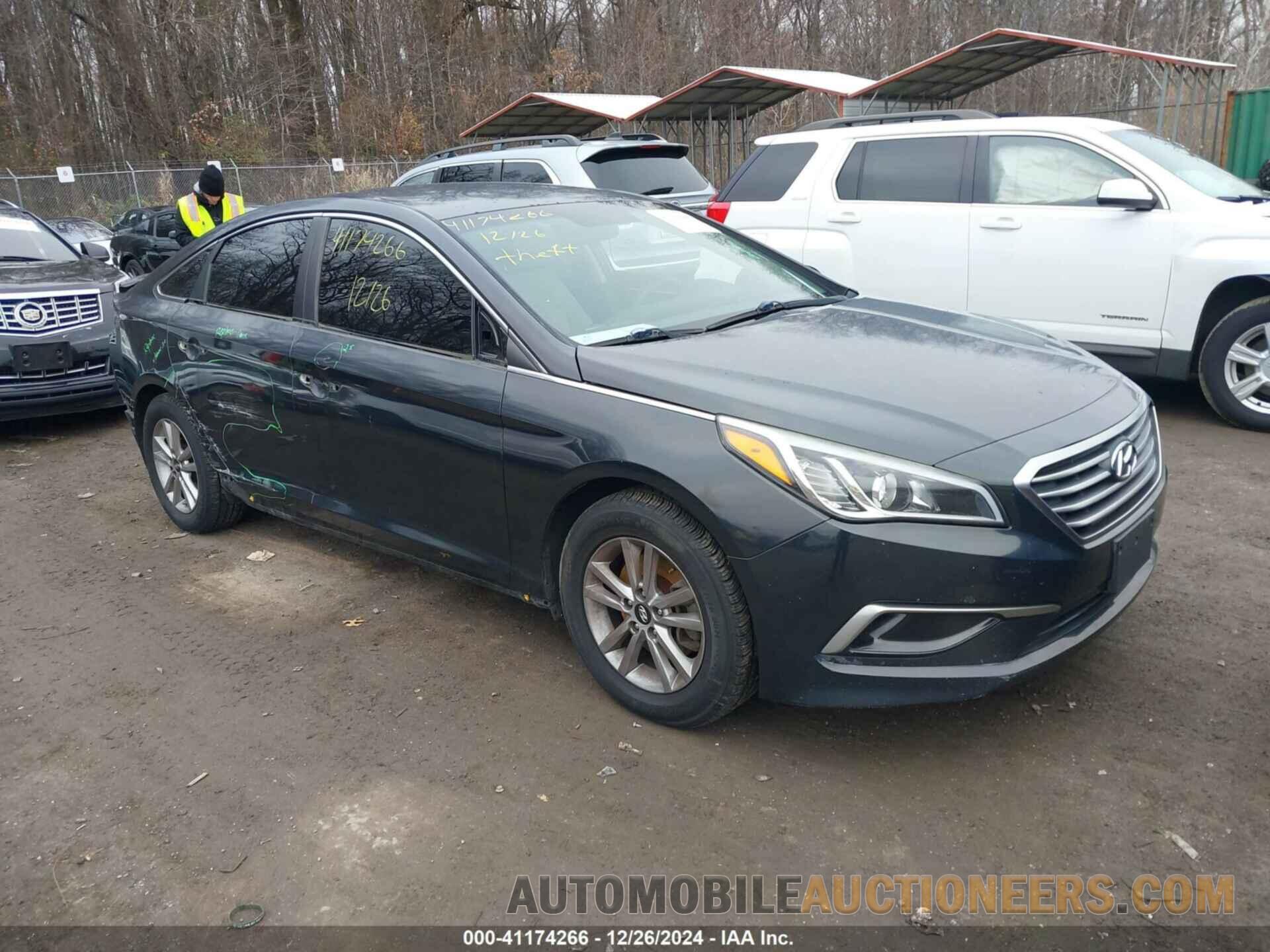 5NPE24AF4HH468483 HYUNDAI SONATA 2017