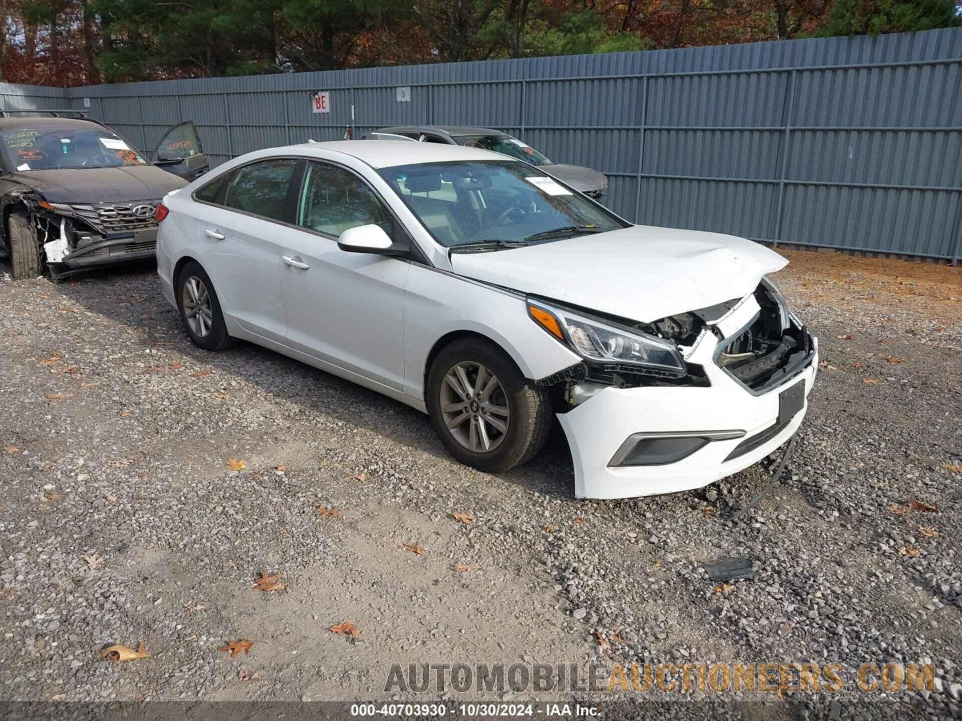 5NPE24AF4HH543506 HYUNDAI SONATA 2017