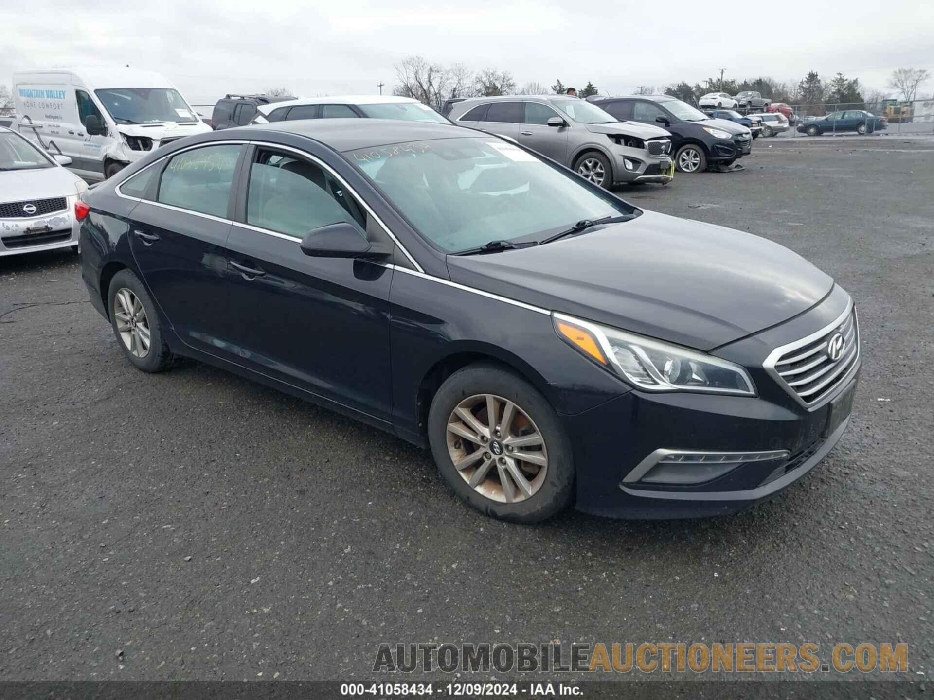 5NPE24AF5FH000467 HYUNDAI SONATA 2015