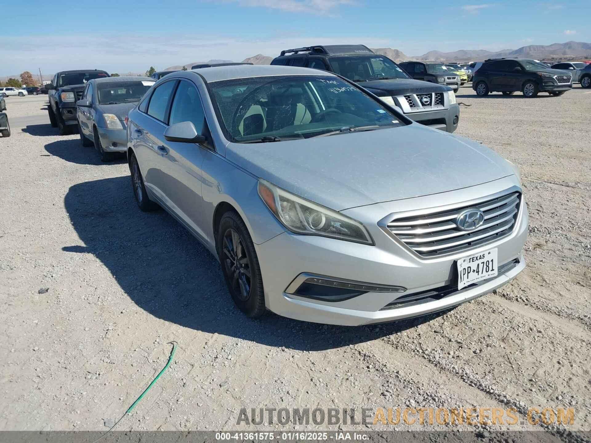 5NPE24AF5FH202645 HYUNDAI SONATA 2015