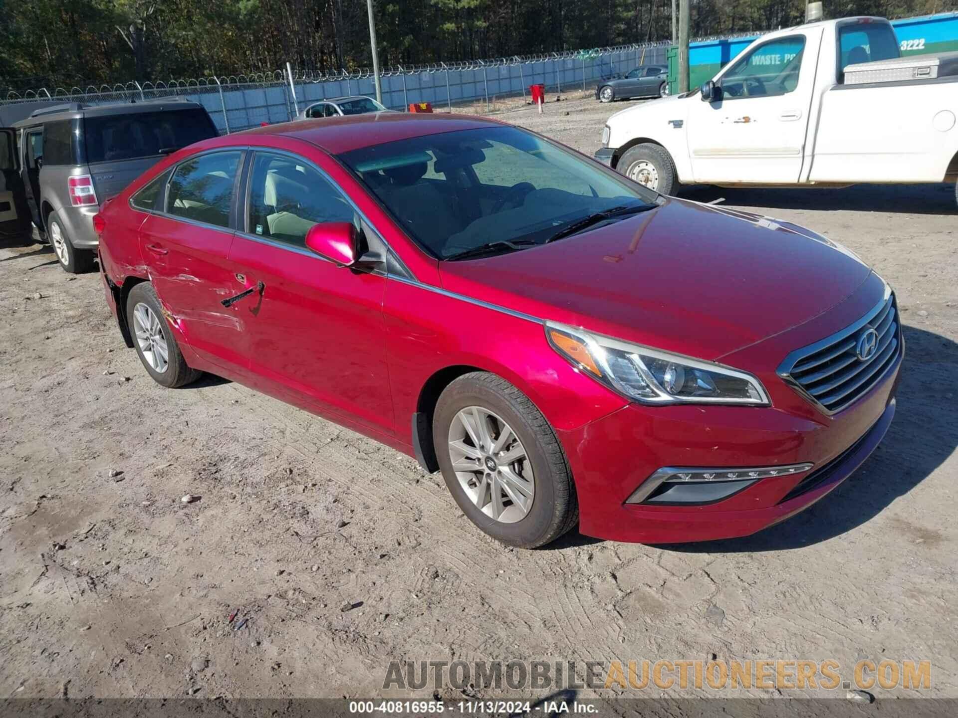 5NPE24AF5FH206372 HYUNDAI SONATA 2015