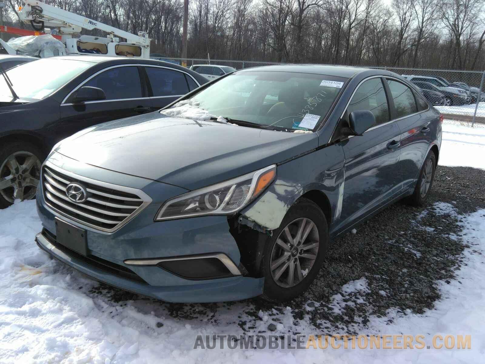 5NPE24AF5GH385871 Hyundai Sonata 2016