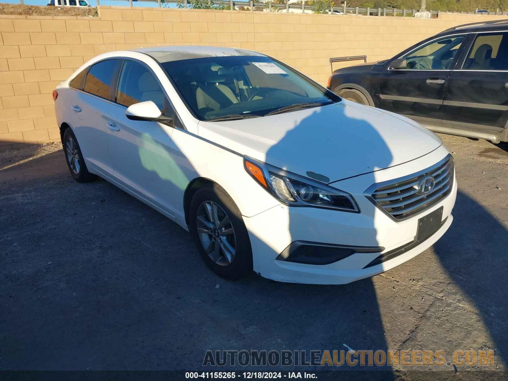 5NPE24AF5GH387586 HYUNDAI SONATA 2016