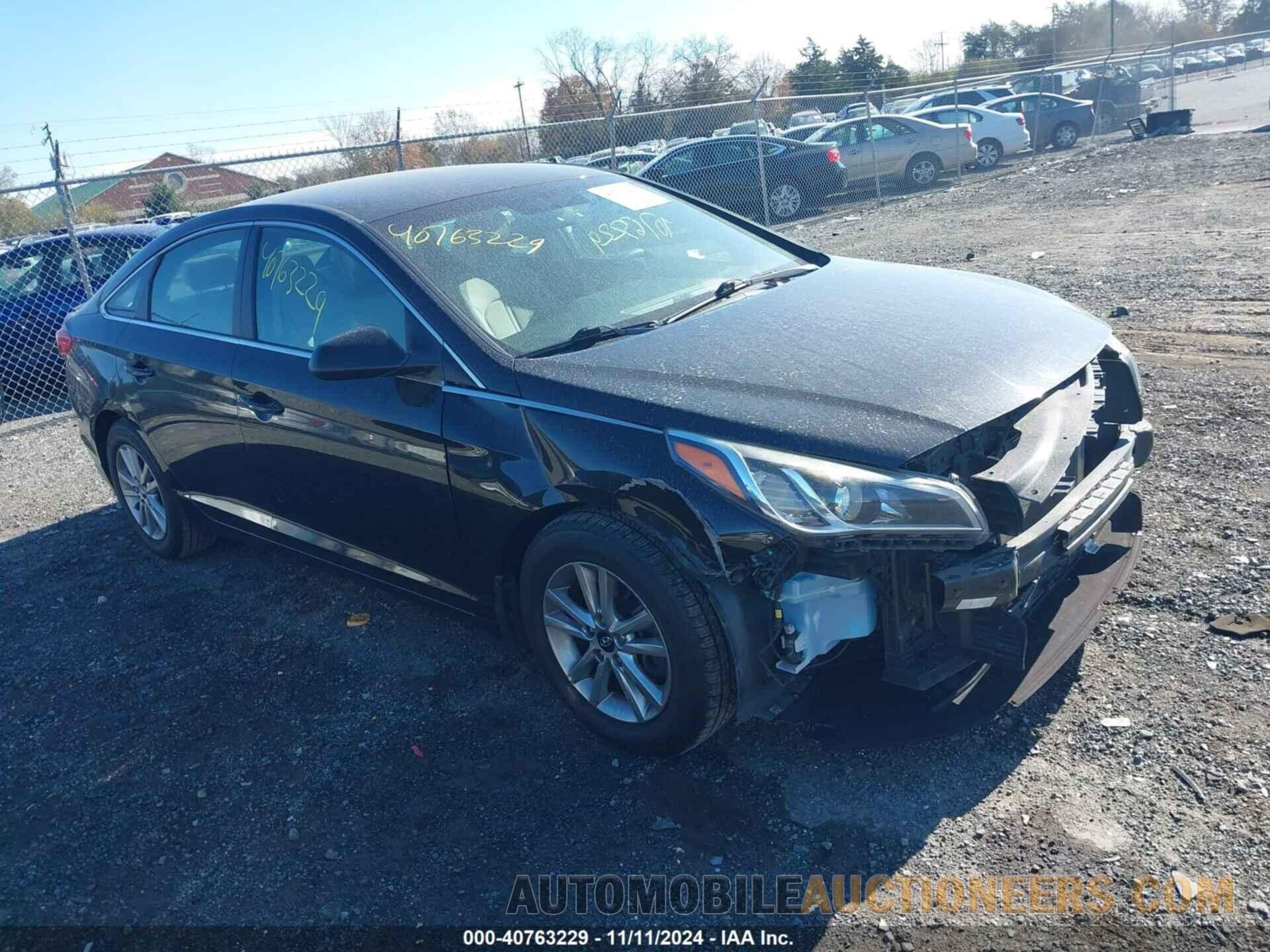 5NPE24AF5HH592617 HYUNDAI SONATA 2017