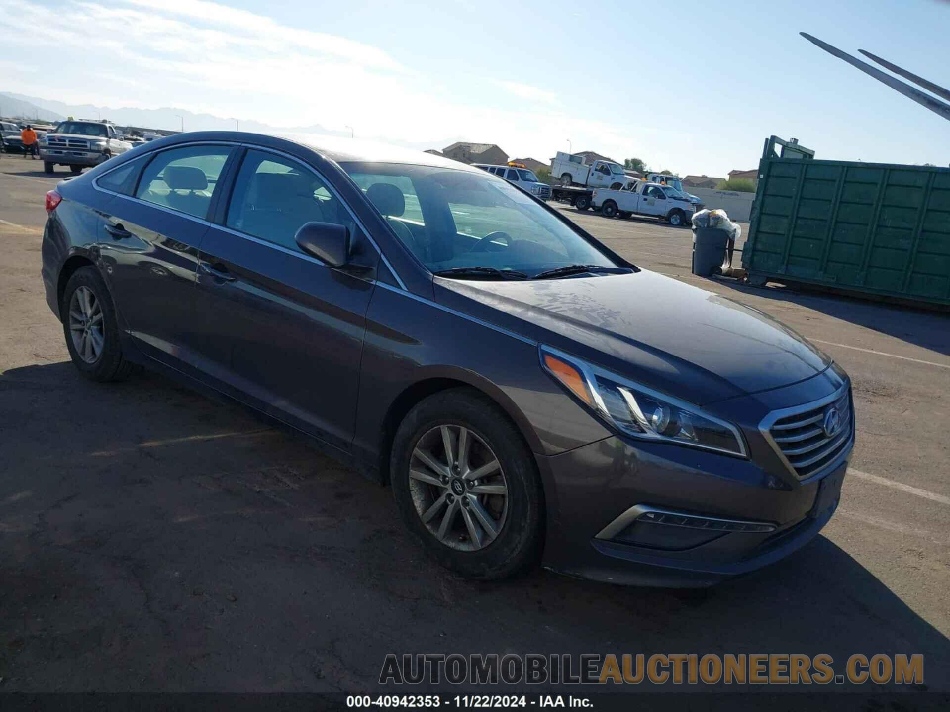 5NPE24AF6FH096786 HYUNDAI SONATA 2015