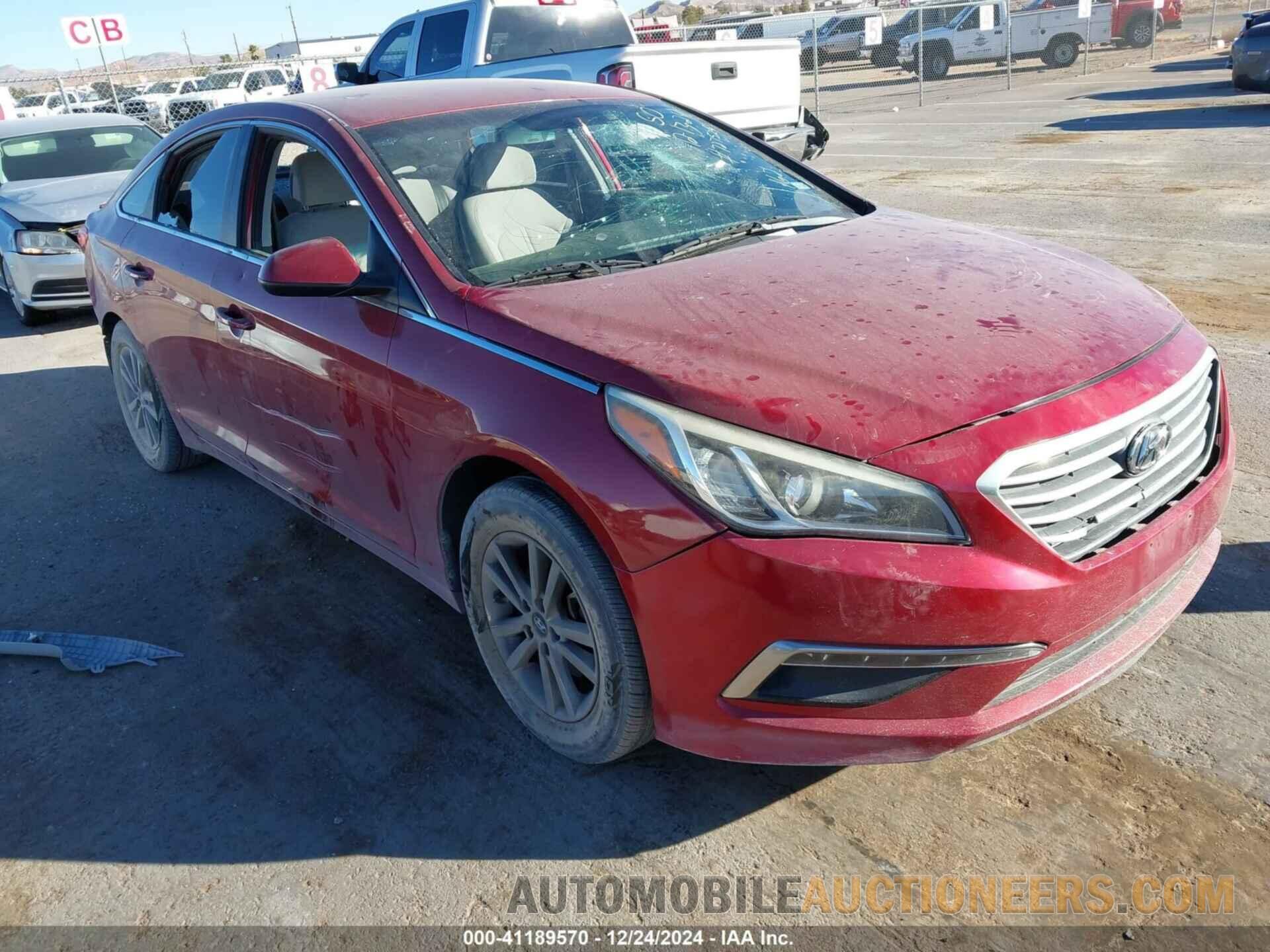 5NPE24AF6FH139989 HYUNDAI SONATA 2015