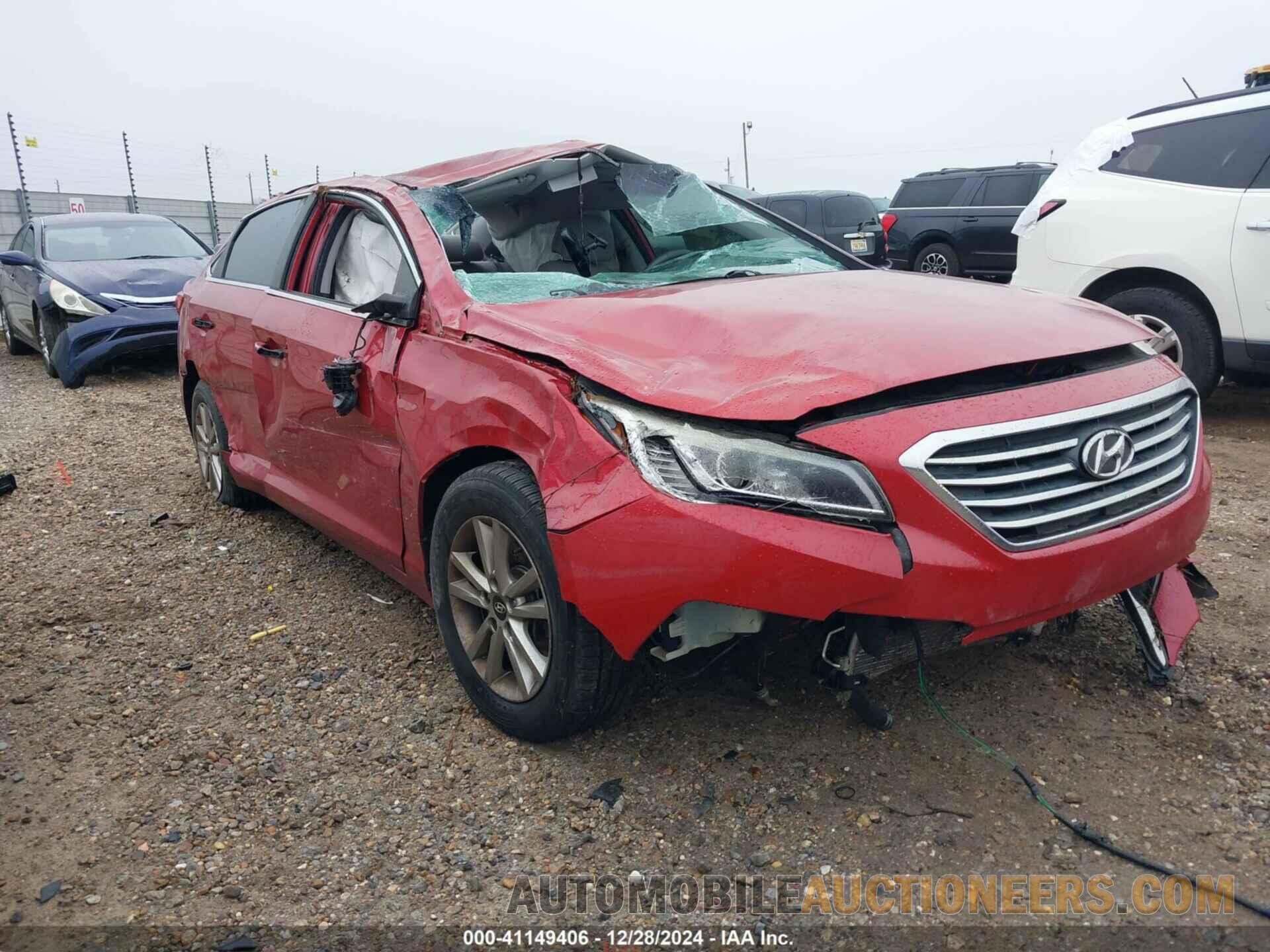 5NPE24AF6HH493532 HYUNDAI SONATA 2017