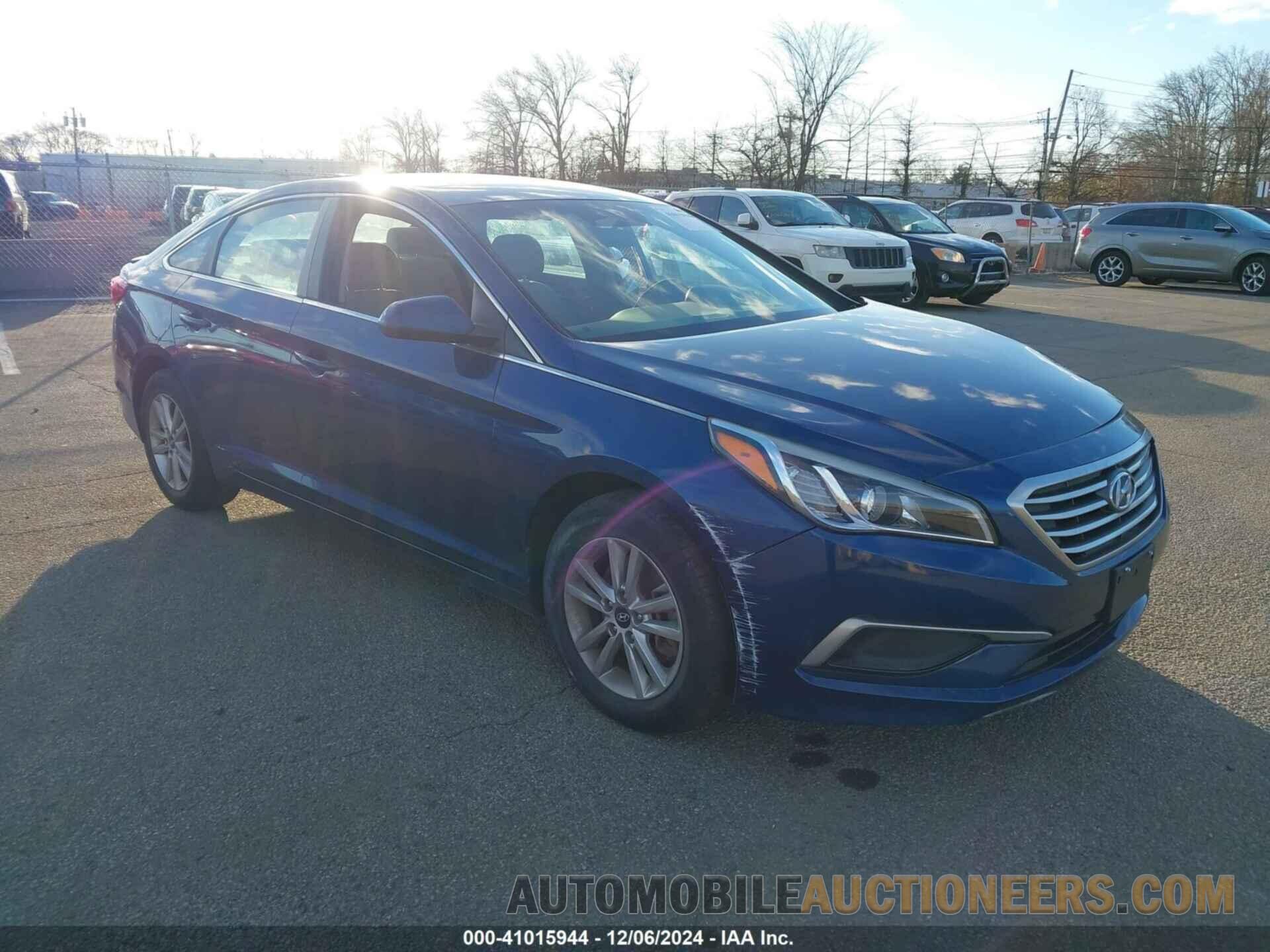 5NPE24AF6HH494633 HYUNDAI SONATA 2017