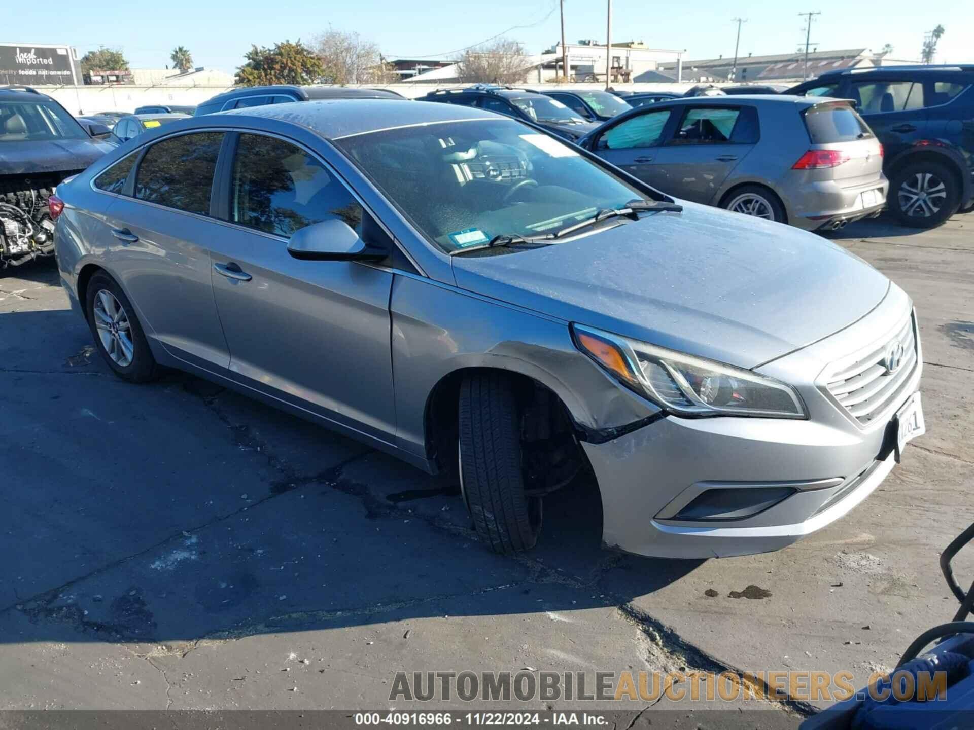 5NPE24AF6HH510393 HYUNDAI SONATA 2017