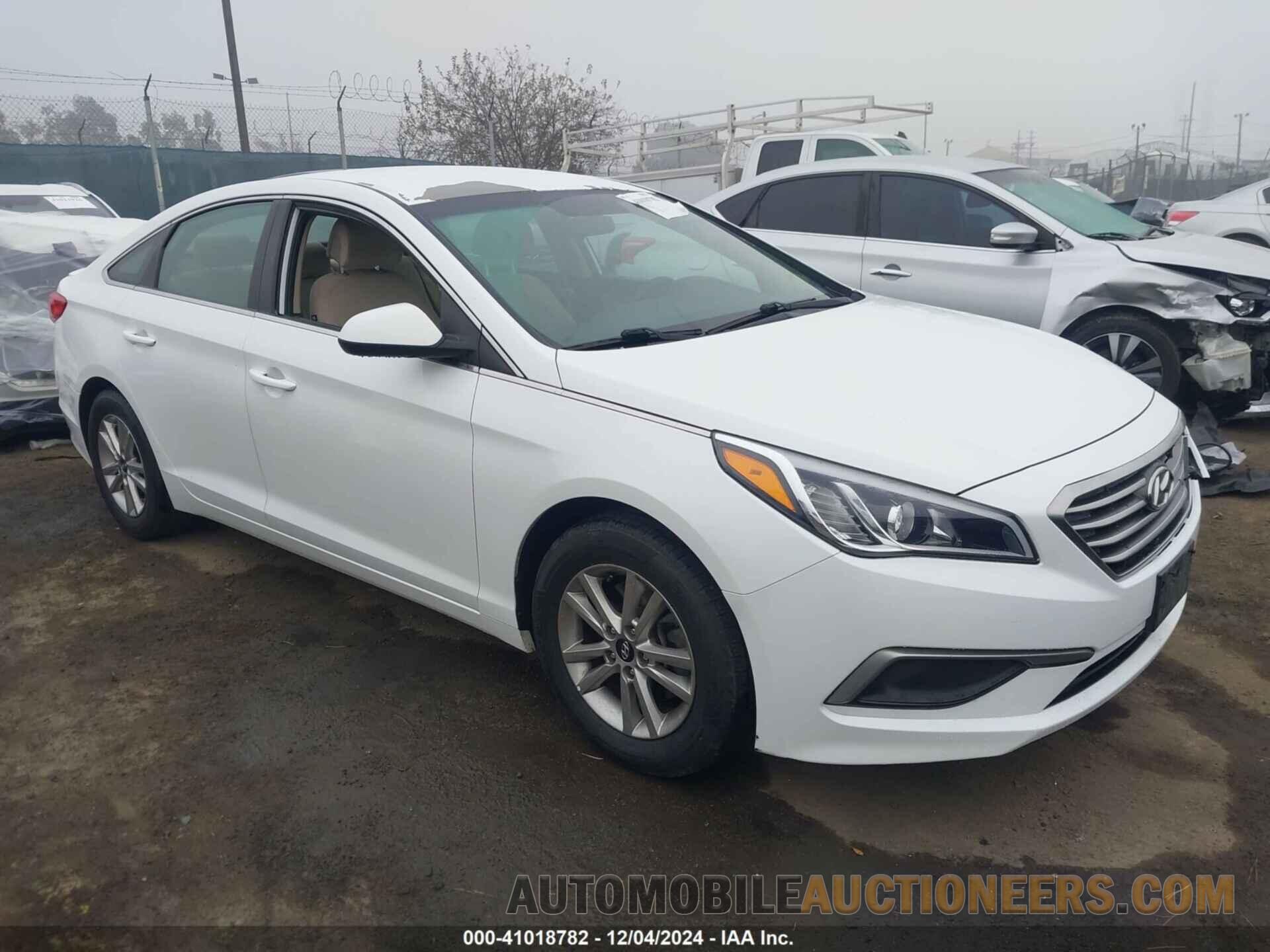 5NPE24AF6HH593341 HYUNDAI SONATA 2017