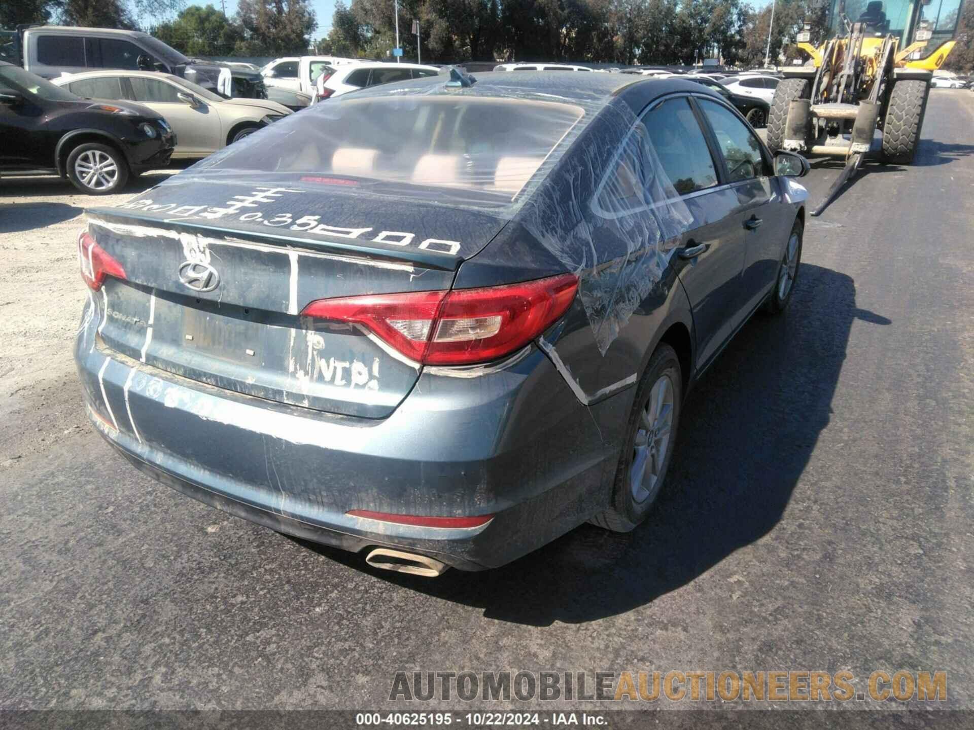 5NPE24AF8GH265871 HYUNDAI SONATA 2016