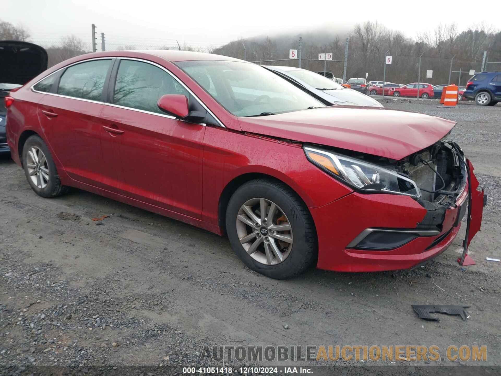 5NPE24AF8GH347664 HYUNDAI SONATA 2016