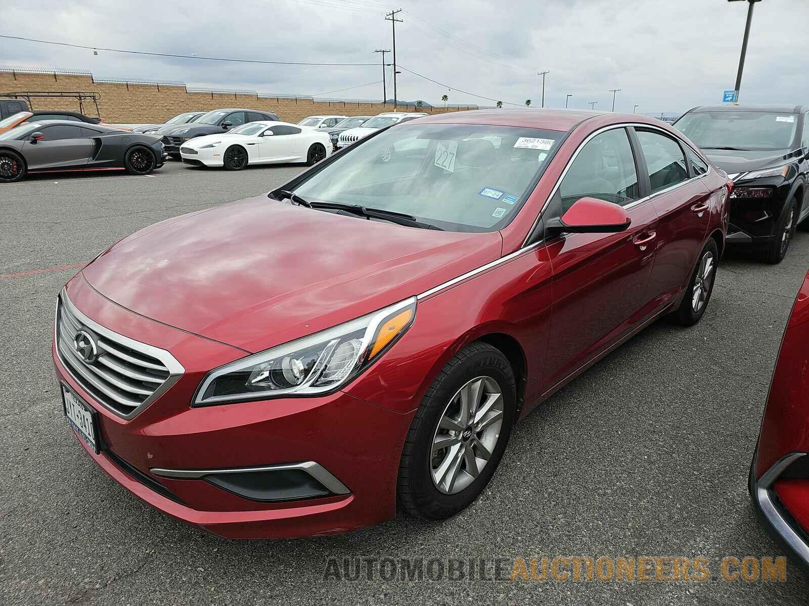 5NPE24AF8GH347857 Hyundai Sonata 2016