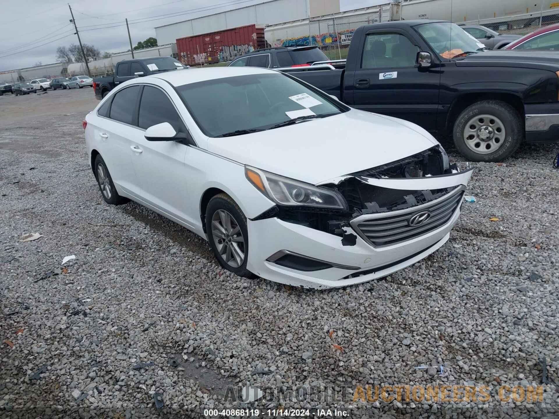 5NPE24AF8GH367185 HYUNDAI SONATA 2016