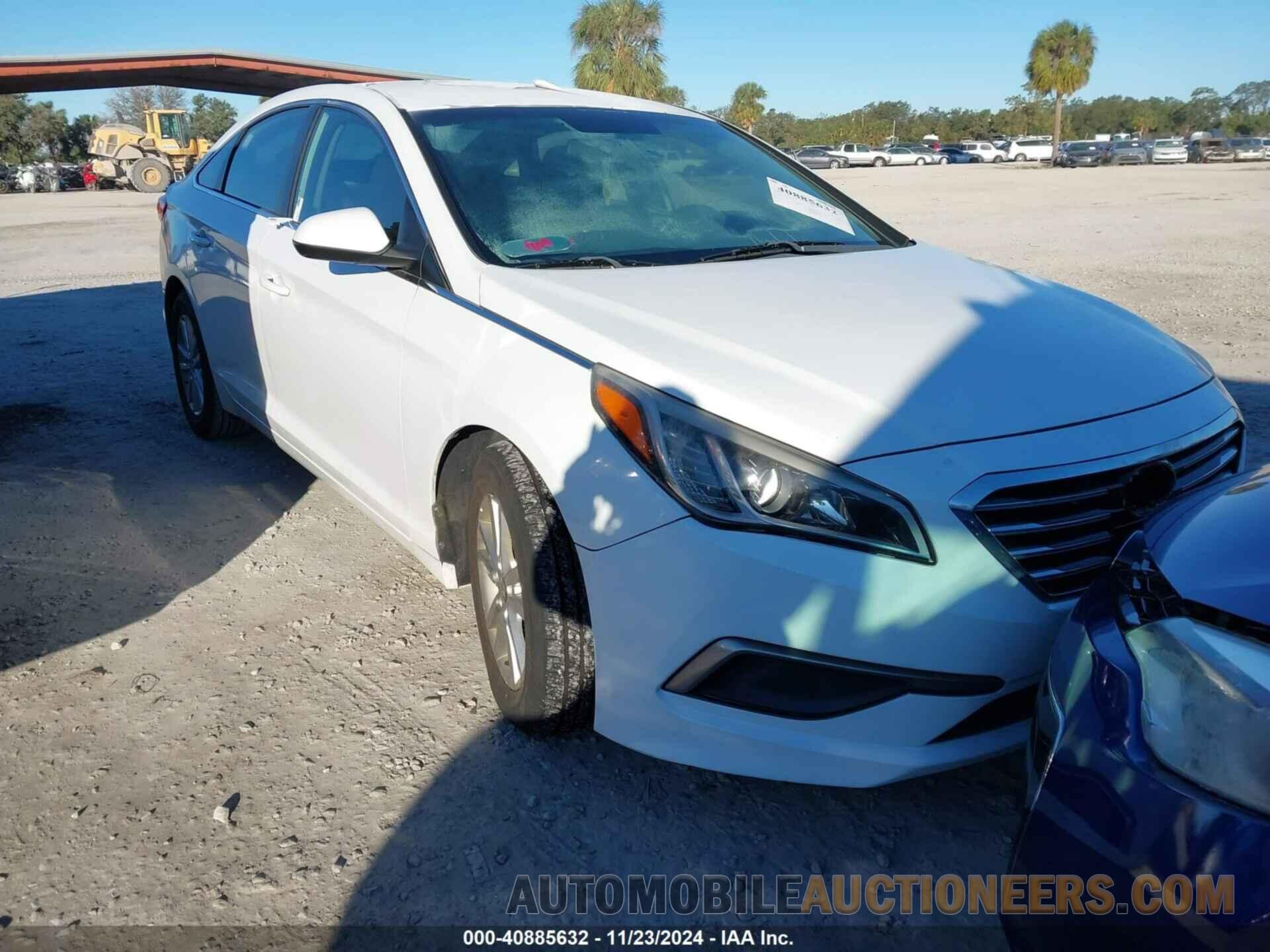 5NPE24AF8GH394824 HYUNDAI SONATA 2016