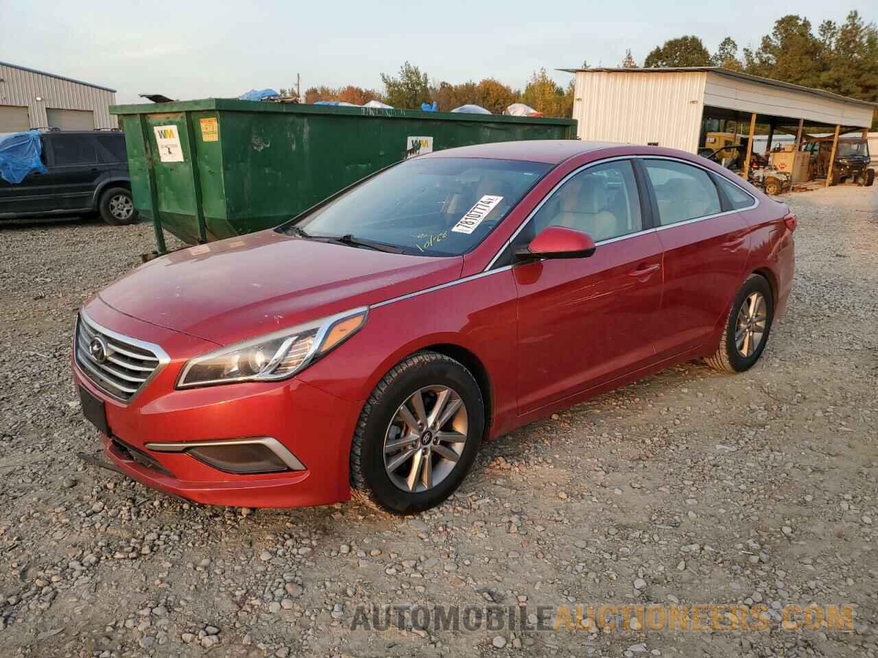 5NPE24AF8HH548661 HYUNDAI SONATA 2017