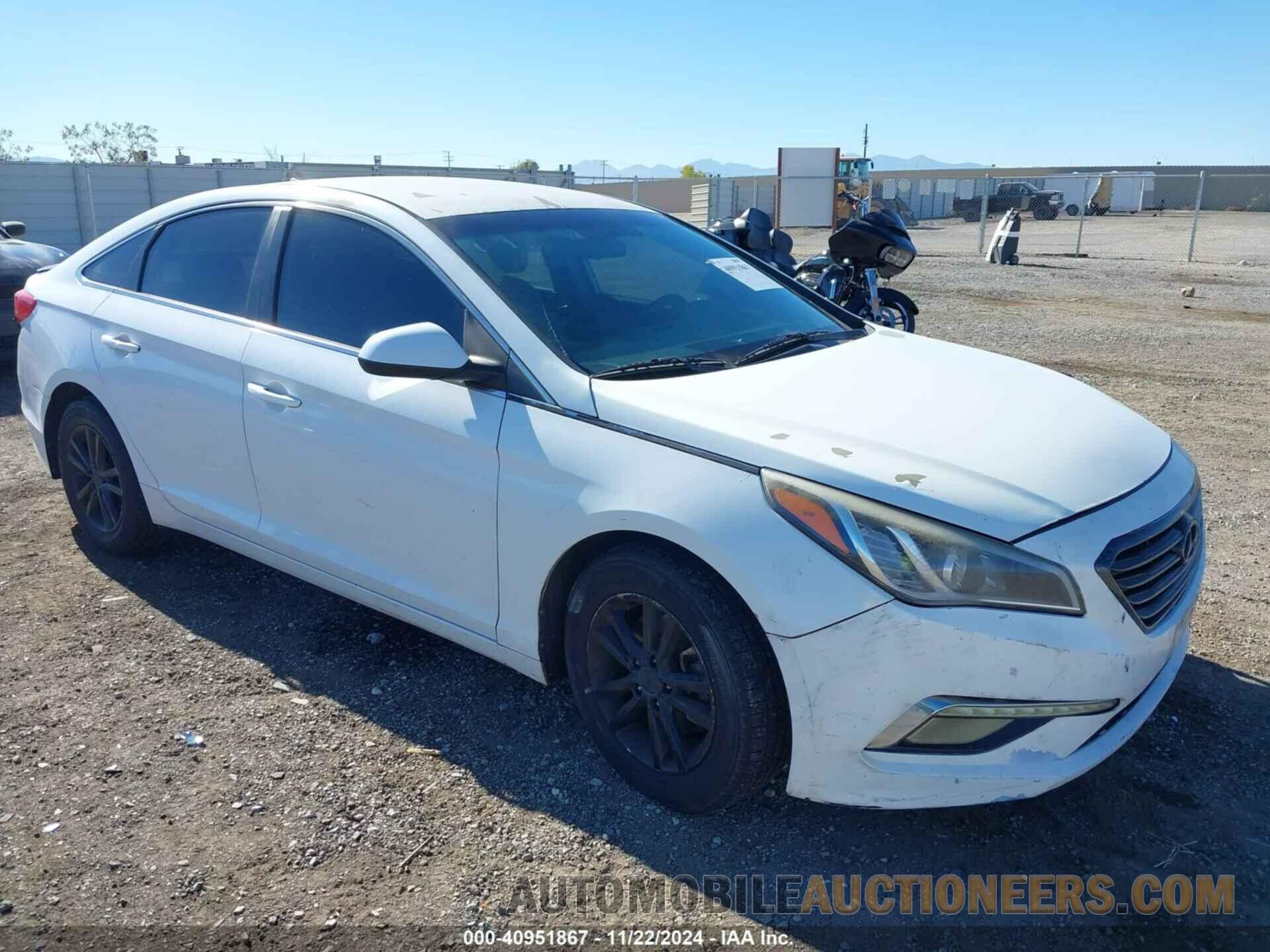 5NPE24AF9FH033424 HYUNDAI SONATA 2015