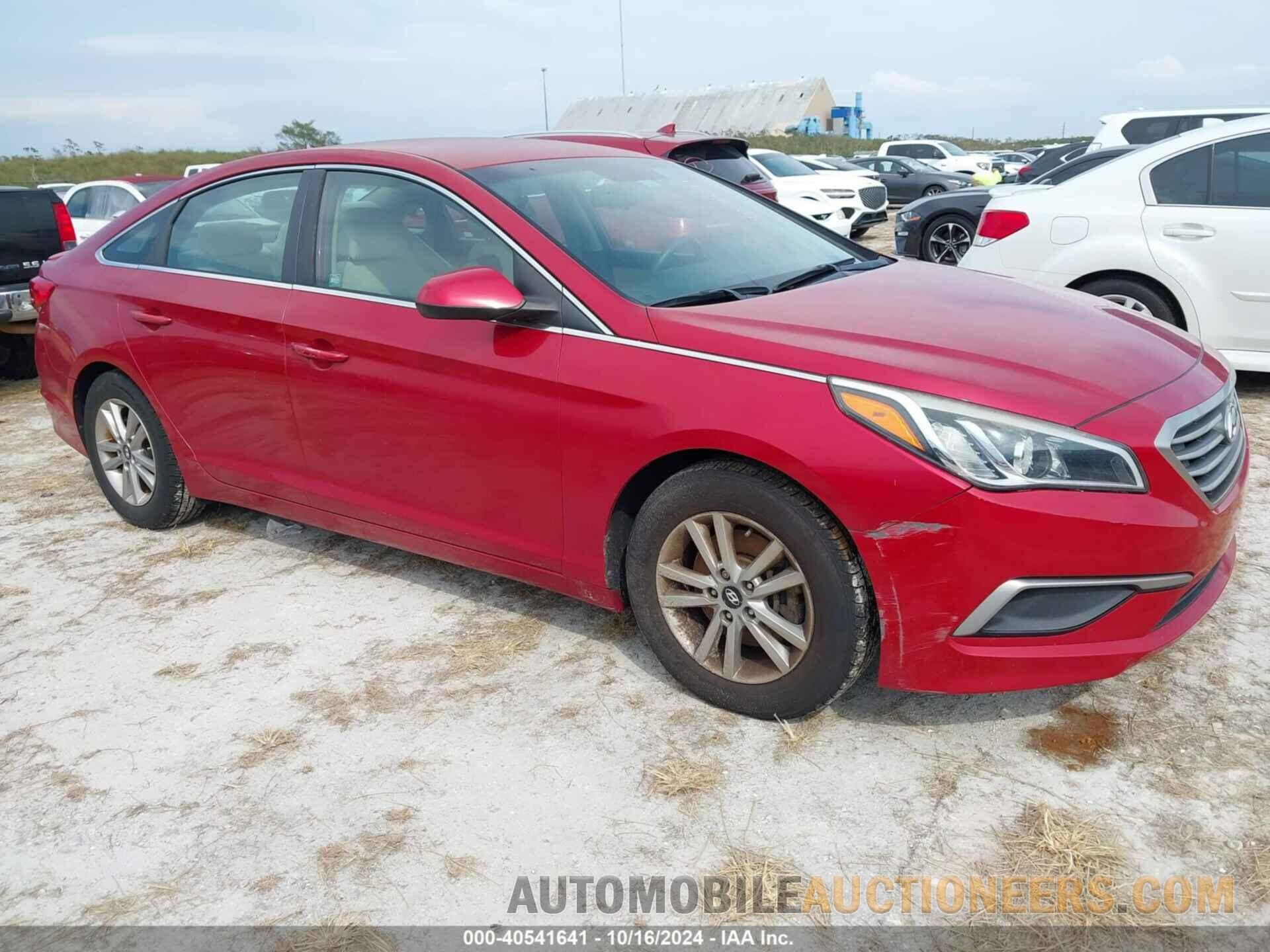 5NPE24AF9HH544134 HYUNDAI SONATA 2017