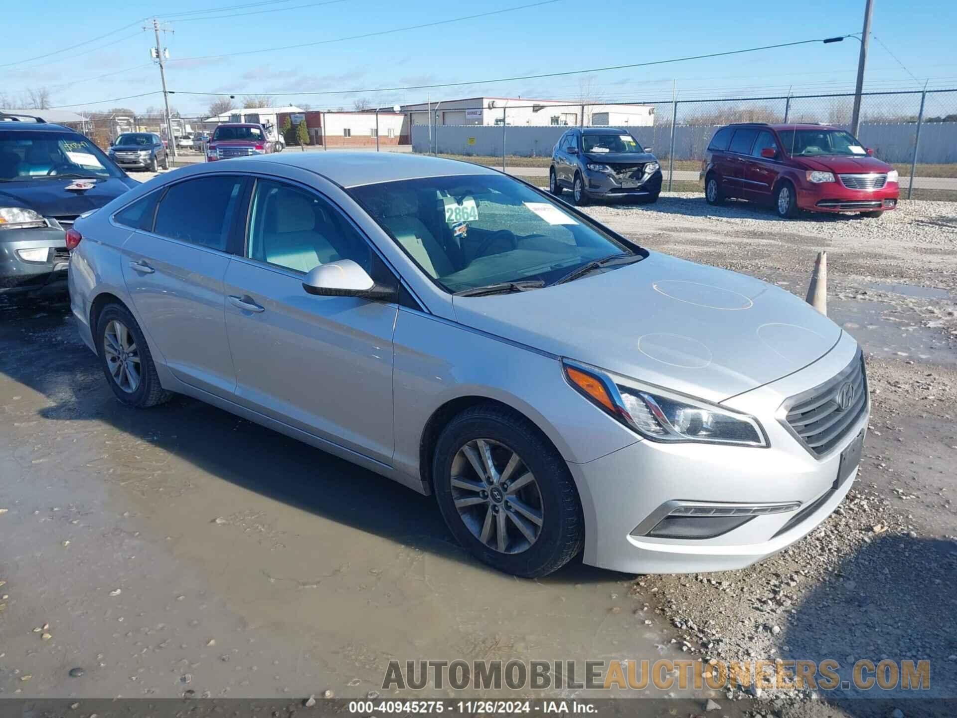 5NPE24AFXFH003414 HYUNDAI SONATA 2015