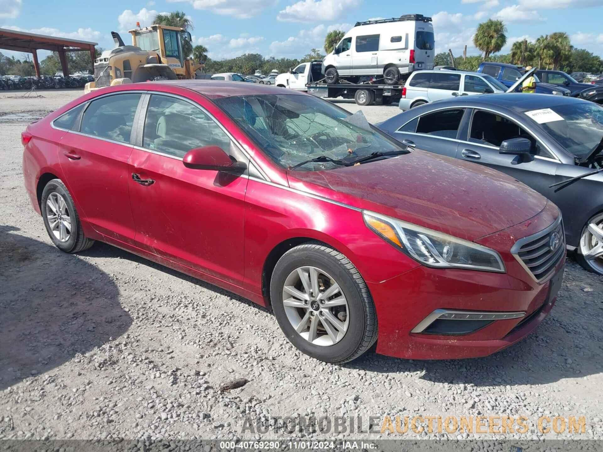 5NPE24AFXFH111855 HYUNDAI SONATA 2015