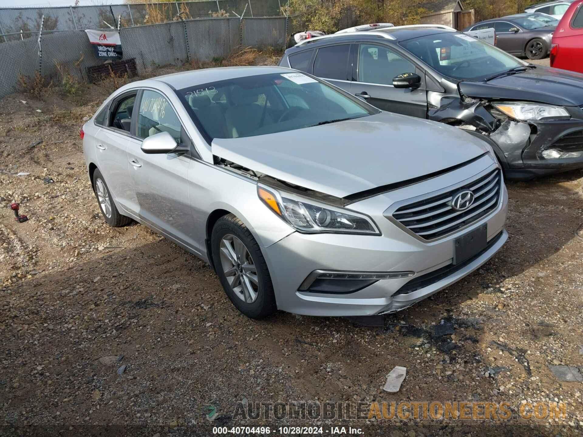 5NPE24AFXFH254580 HYUNDAI SONATA 2015