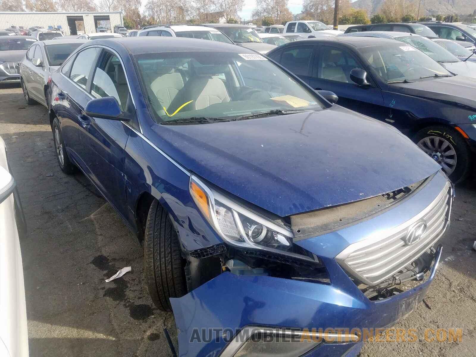 5NPE24AFXHH446973 HYUNDAI SONATA 2017