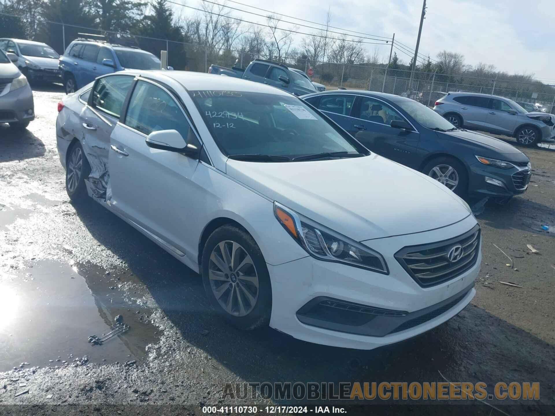 5NPE34AF1FH115743 HYUNDAI SONATA 2015