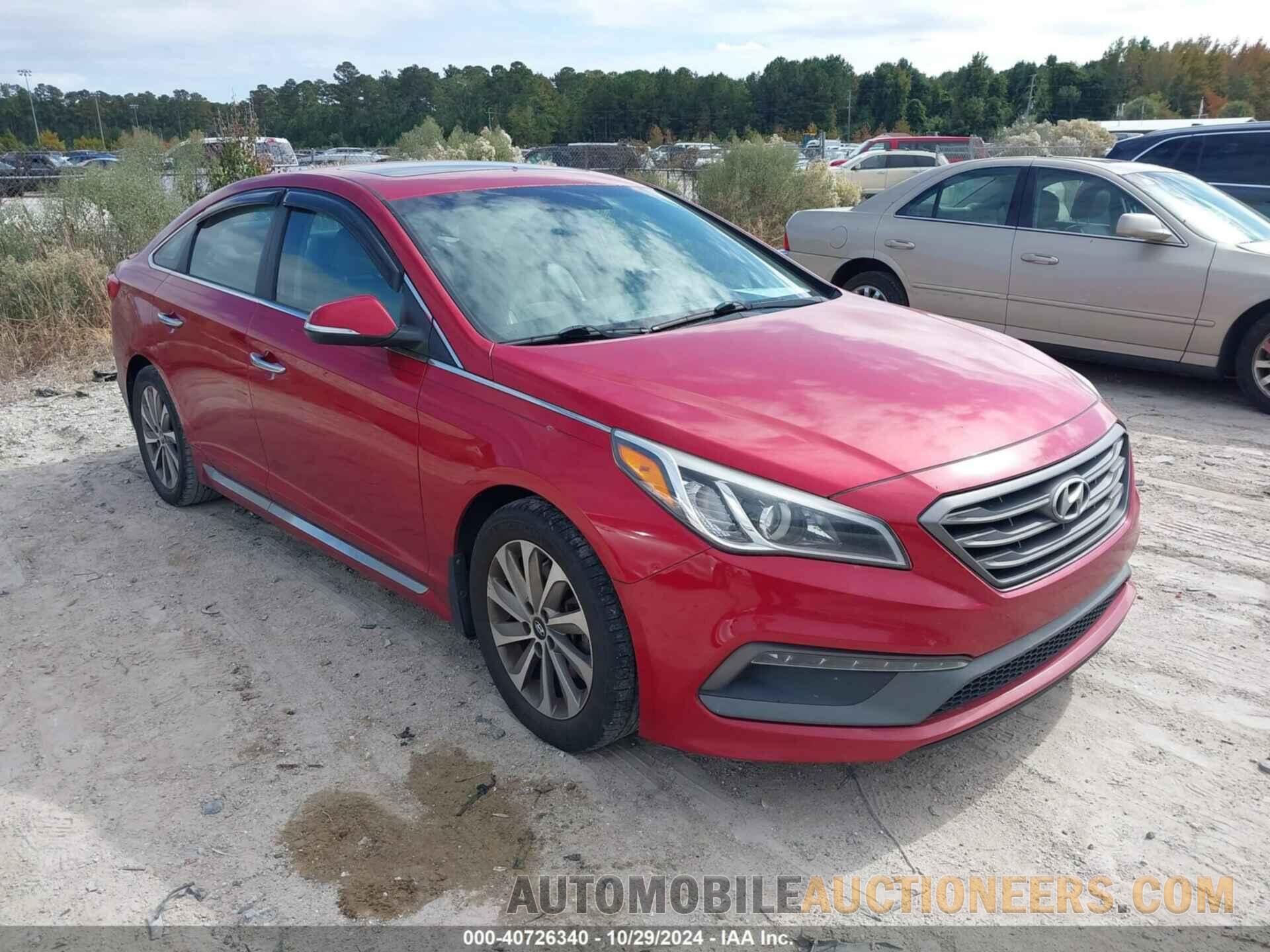 5NPE34AF1HH458765 HYUNDAI SONATA 2017