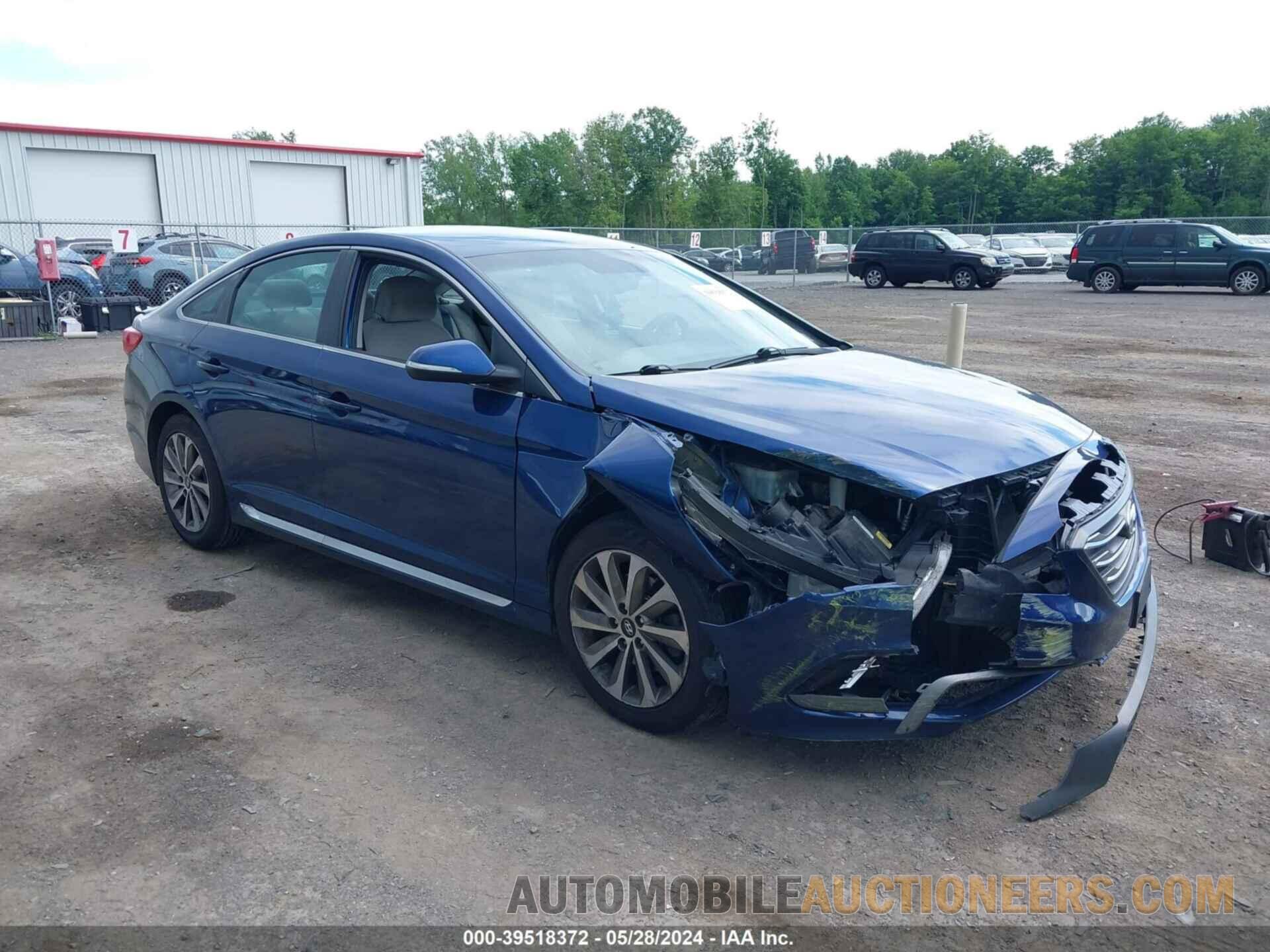 5NPE34AF3FH052256 HYUNDAI SONATA 2015