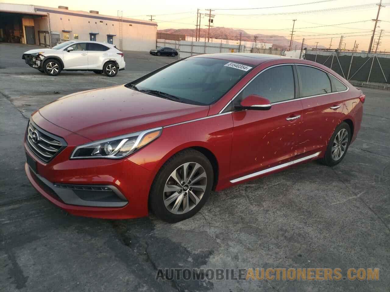 5NPE34AF3HH582763 HYUNDAI SONATA 2017