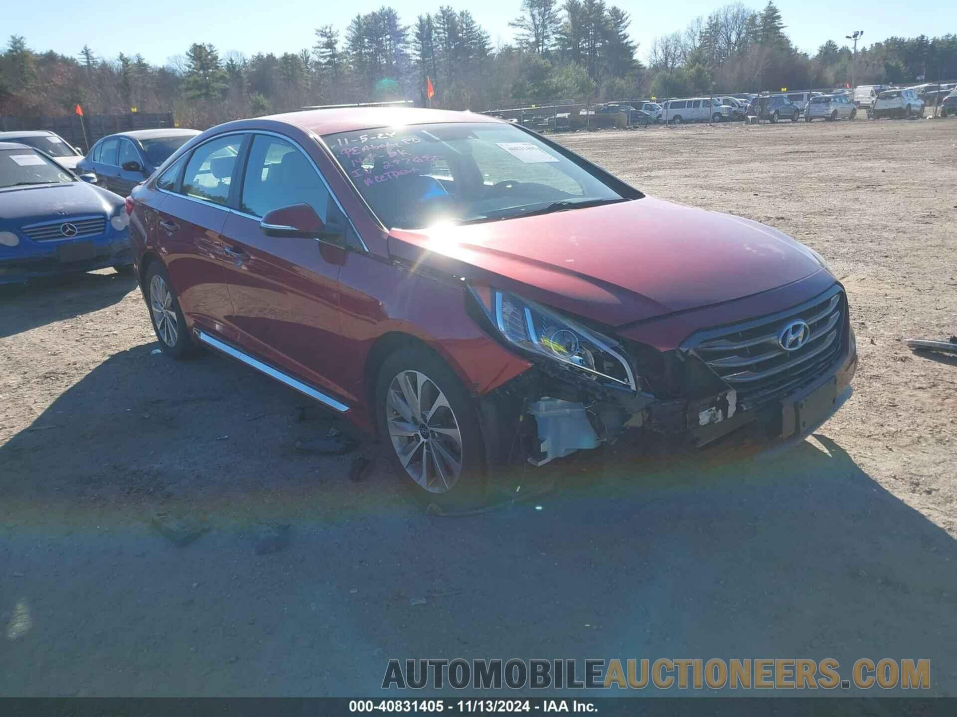 5NPE34AF4FH255088 HYUNDAI SONATA 2015