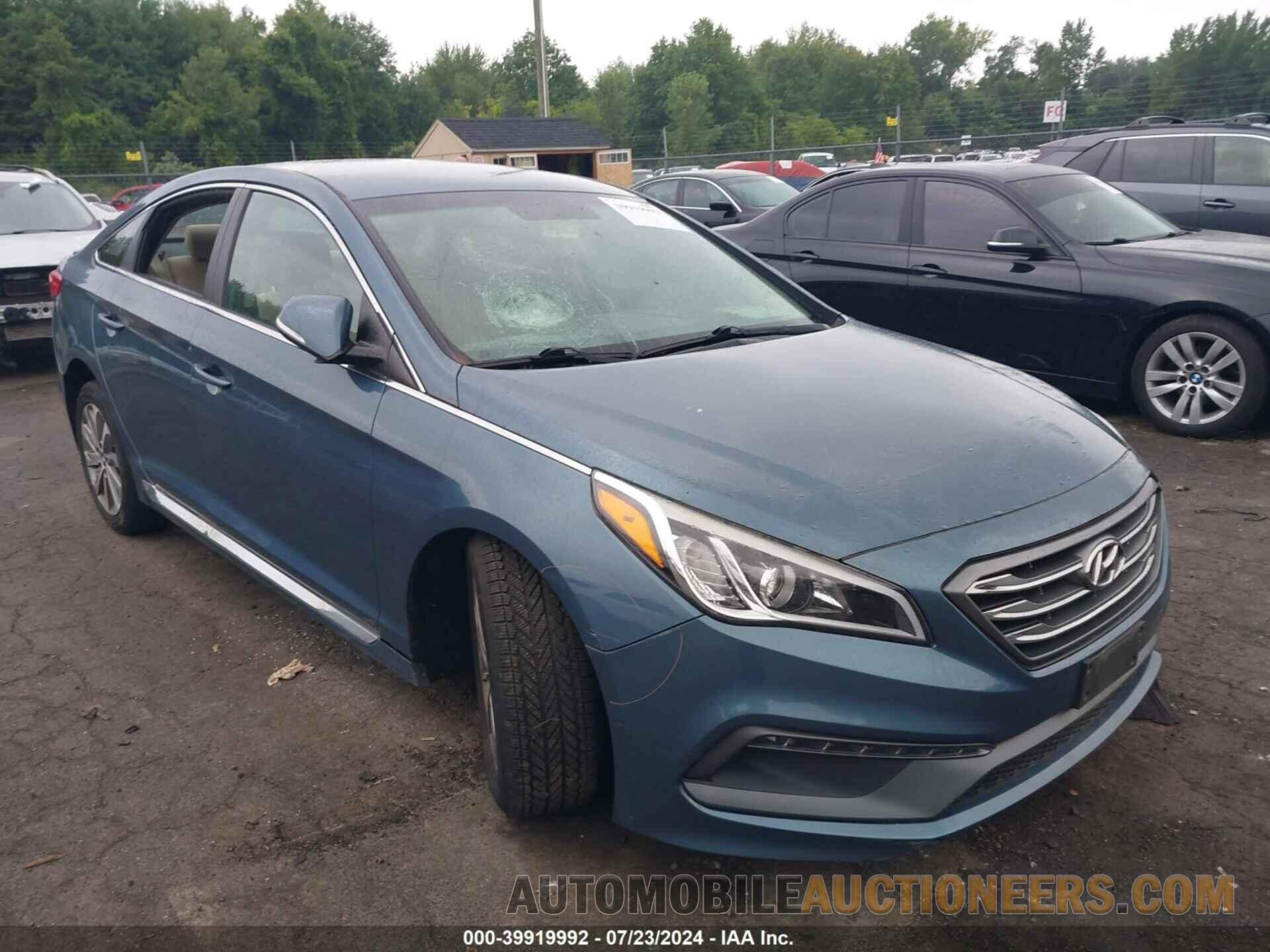 5NPE34AF4HH455391 HYUNDAI SONATA 2017