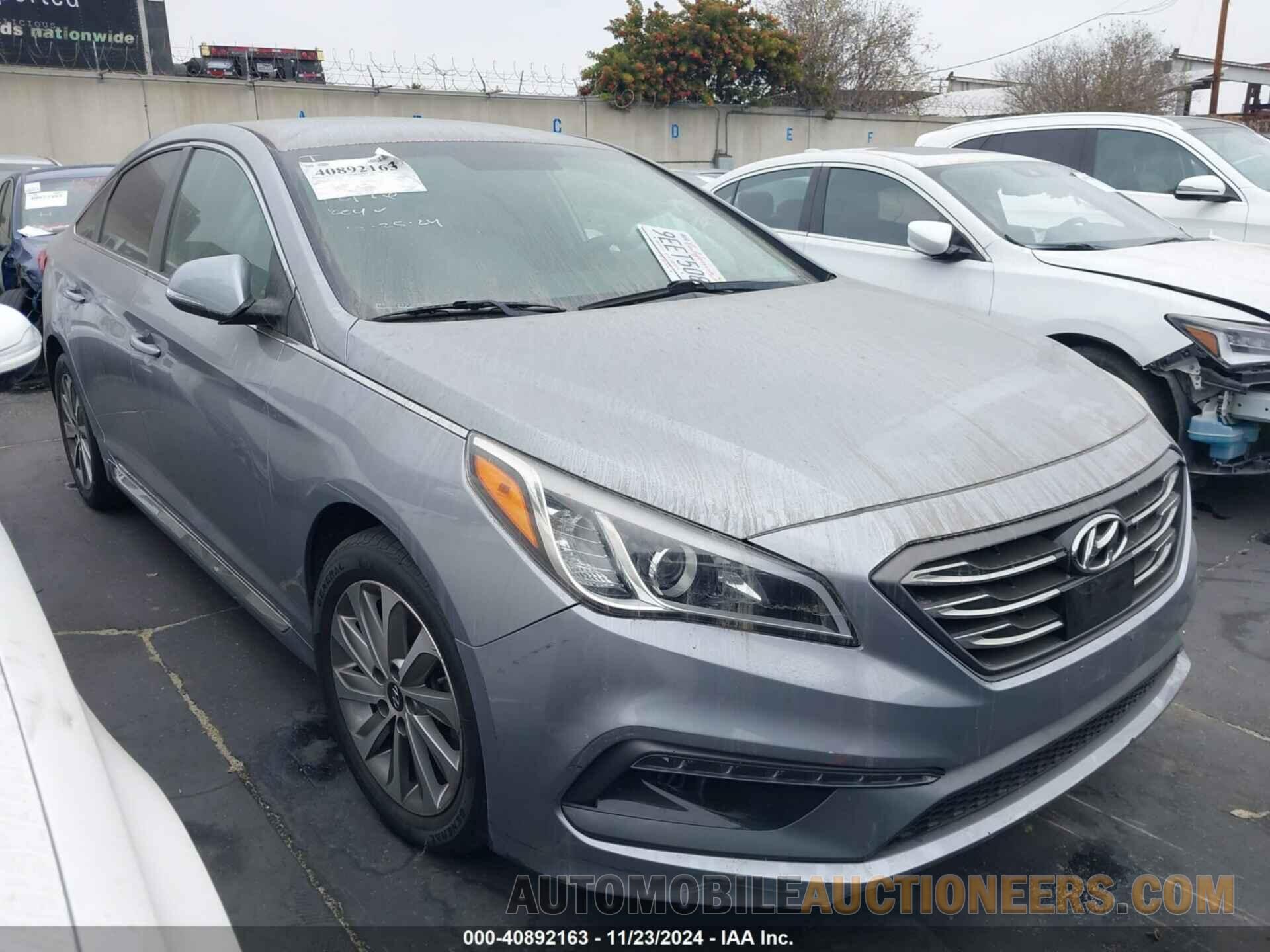 5NPE34AF4HH505240 HYUNDAI SONATA 2017