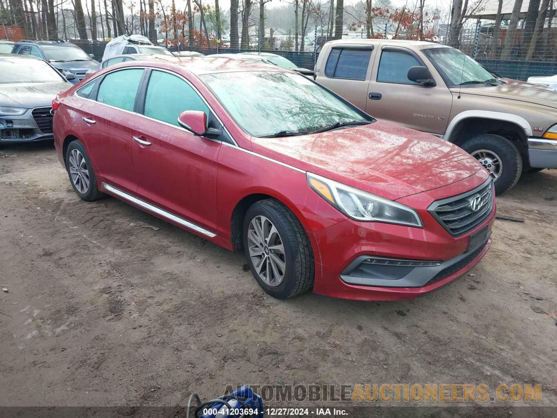 5NPE34AF5FH067616 HYUNDAI SONATA 2015