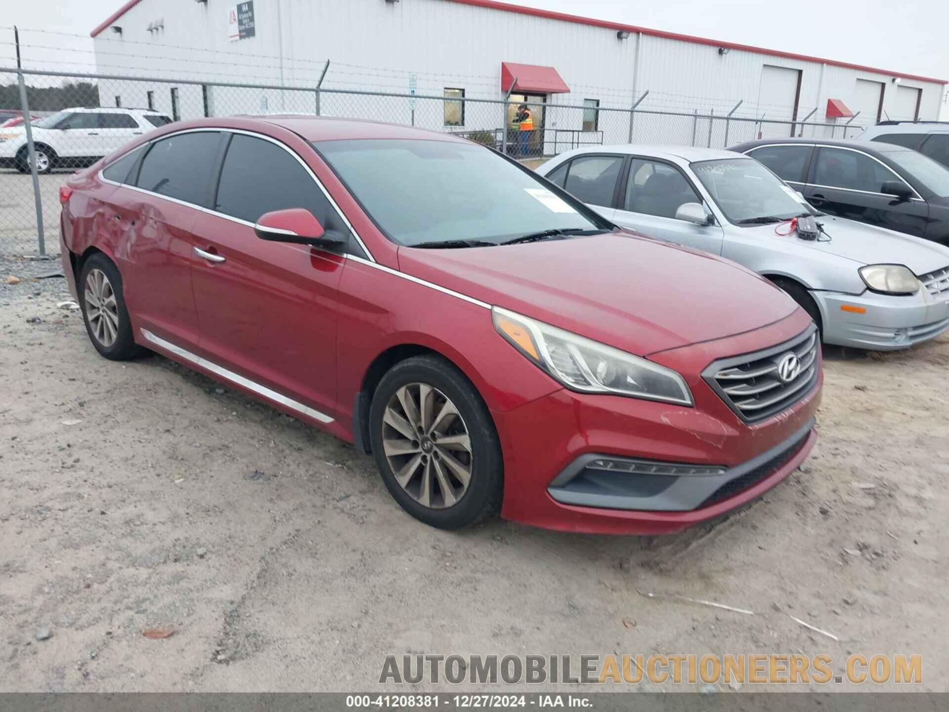 5NPE34AF5FH197153 HYUNDAI SONATA 2015