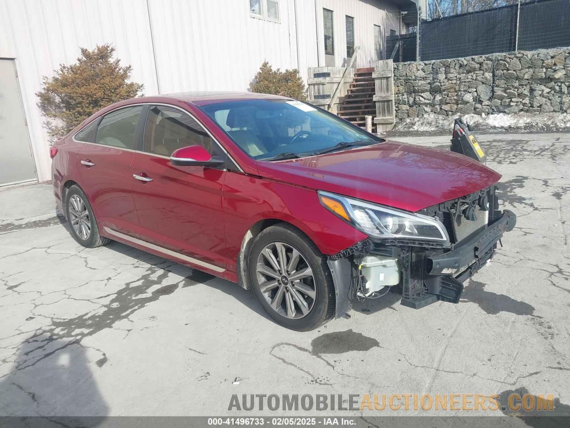 5NPE34AF5GH390193 HYUNDAI SONATA 2016