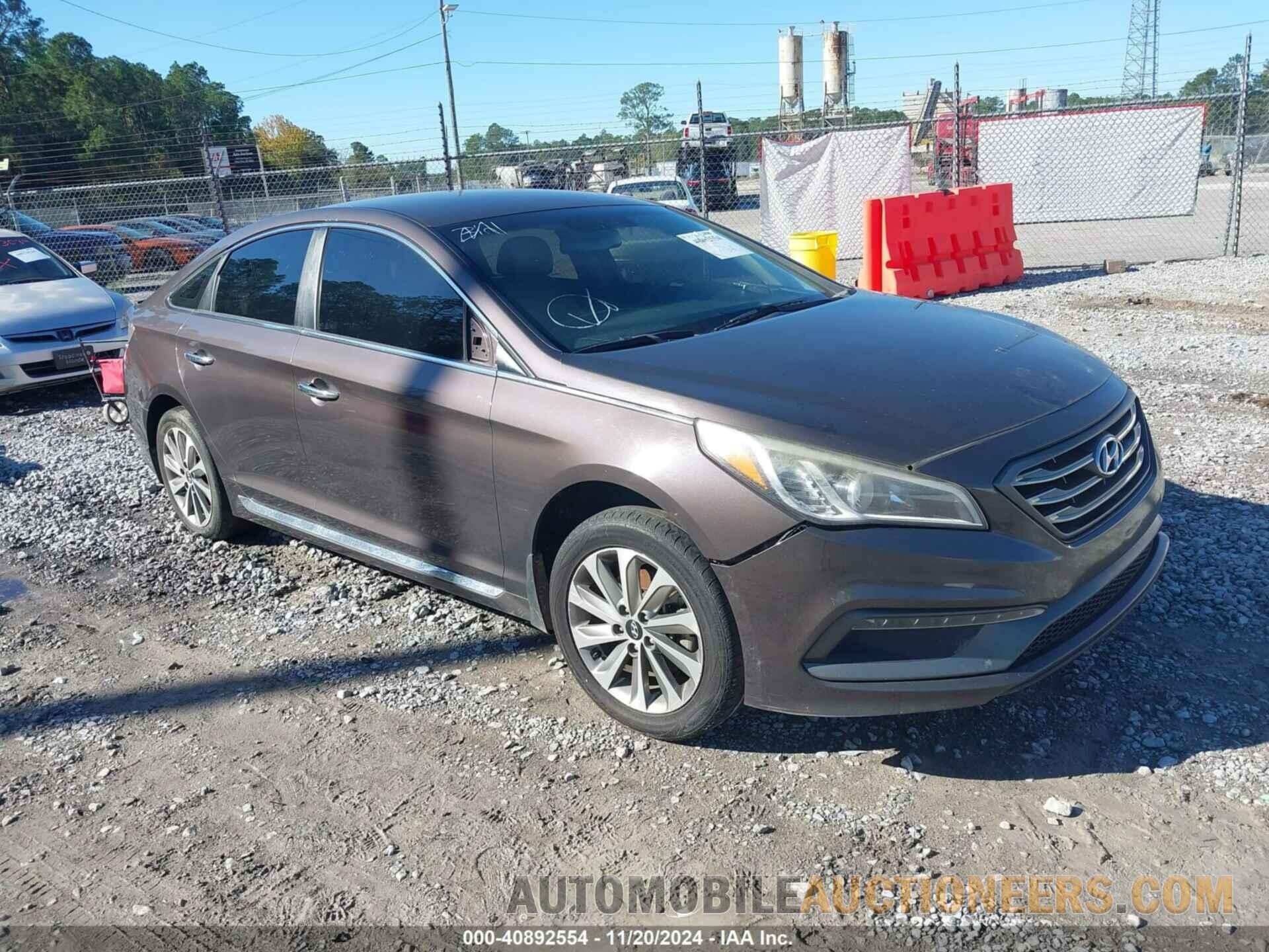 5NPE34AF7FH186901 HYUNDAI SONATA 2015