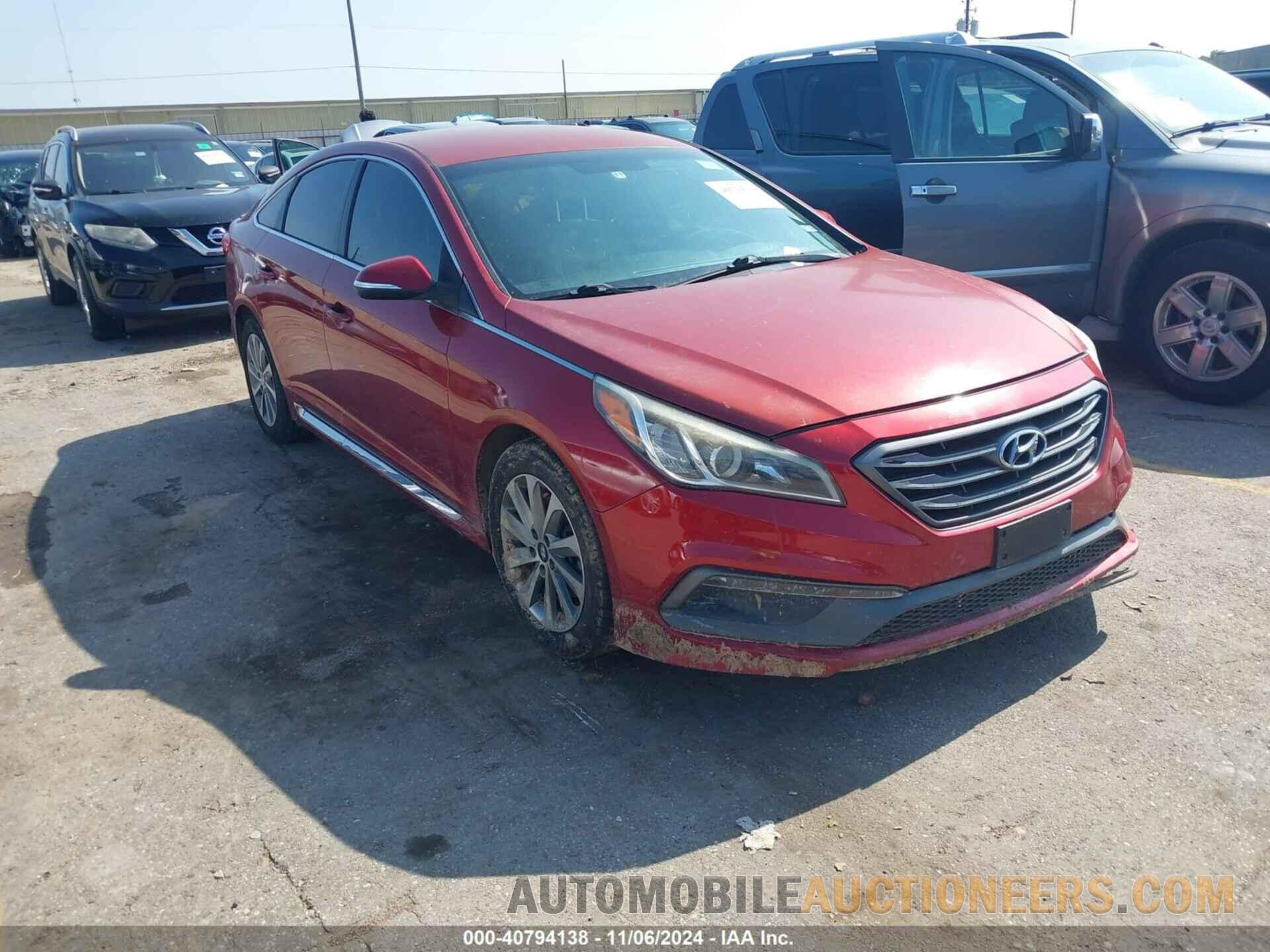 5NPE34AF8GH428452 HYUNDAI SONATA 2016