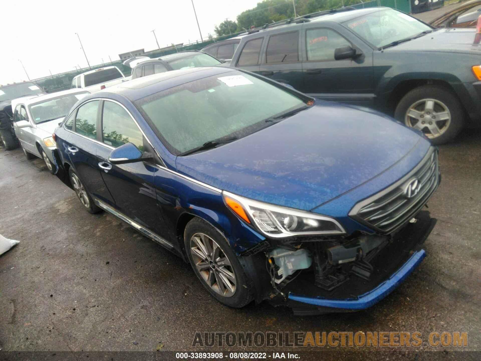 5NPE34AF8HH436987 HYUNDAI SONATA 2017