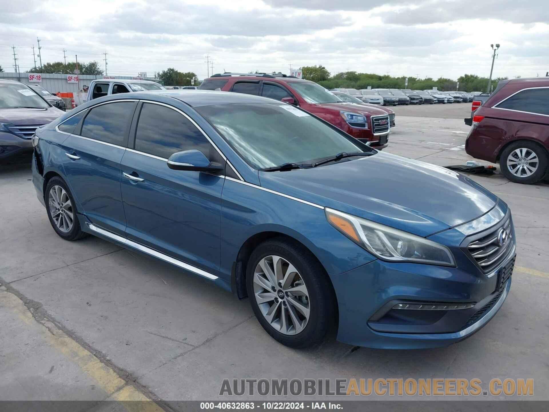 5NPE34AF9FH127574 HYUNDAI SONATA 2015