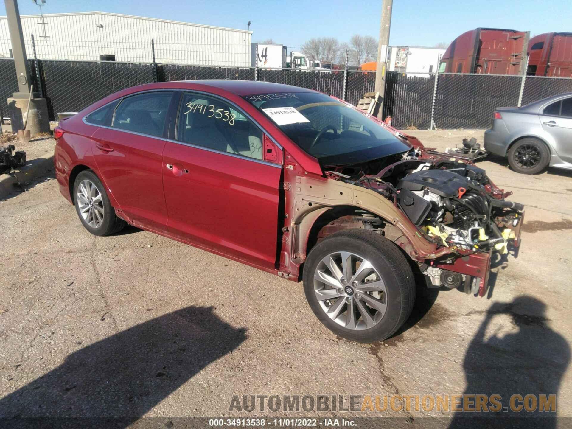 5NPE34AF9GH431991 HYUNDAI SONATA 2016