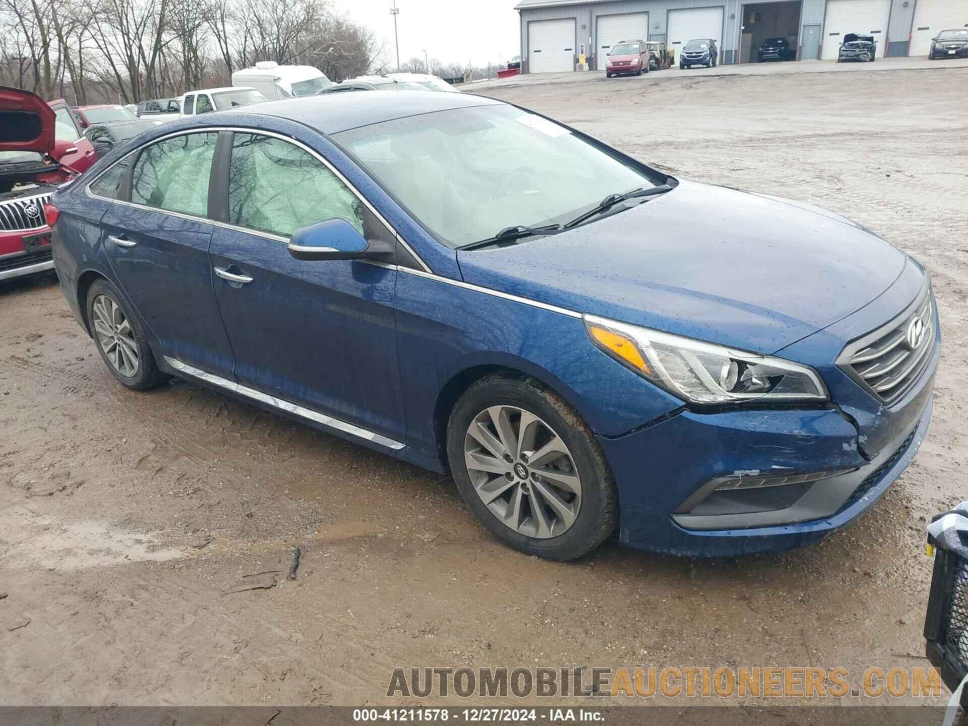 5NPE34AFXFH192546 HYUNDAI SONATA 2015