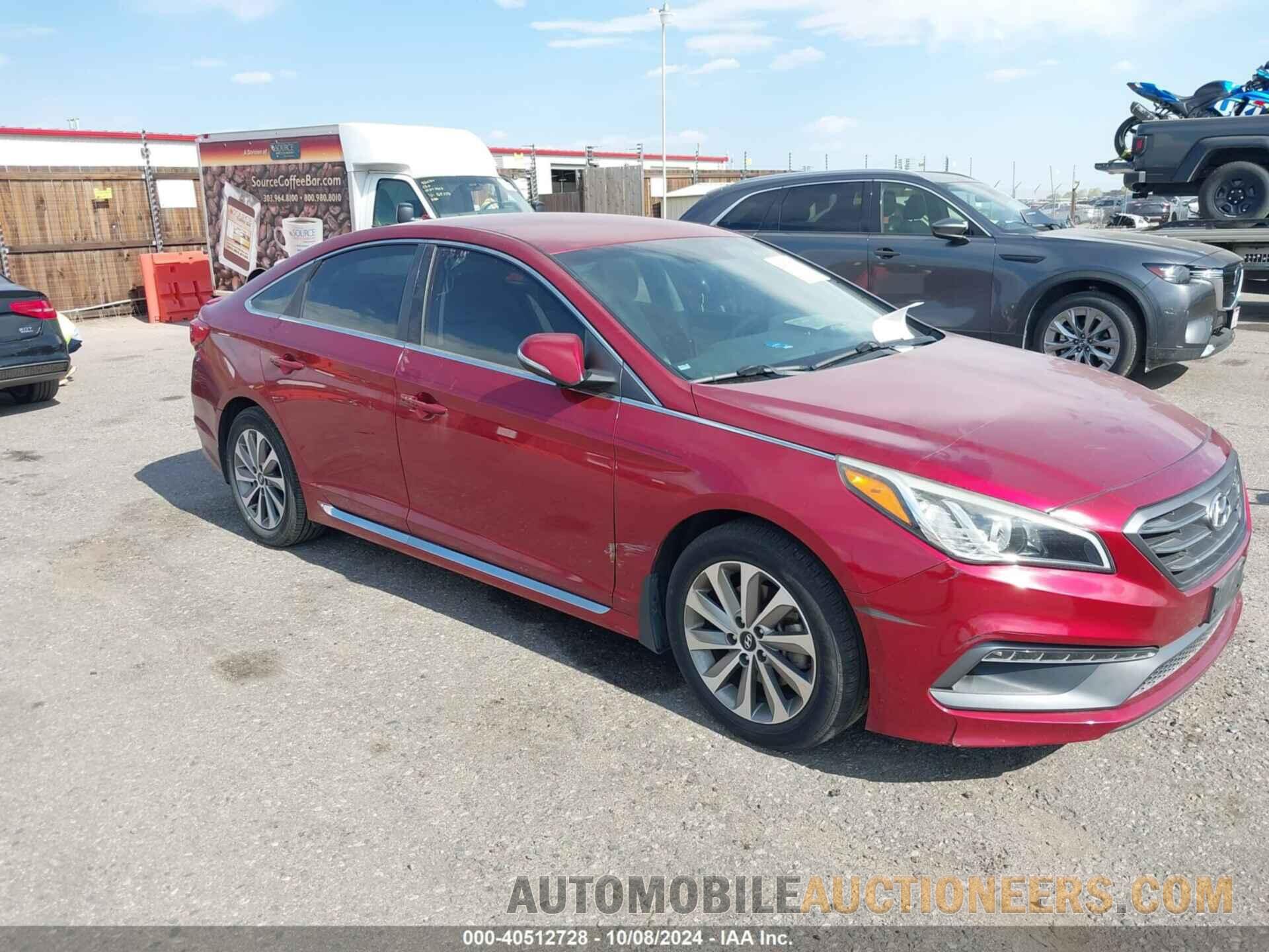 5NPE34AFXGH272382 HYUNDAI SONATA 2016