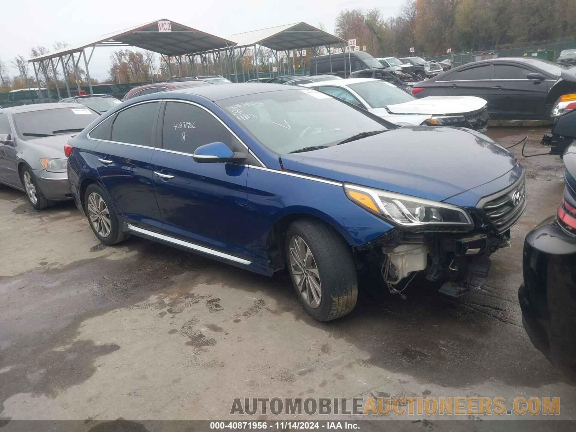 5NPE34AFXGH433264 HYUNDAI SONATA 2016