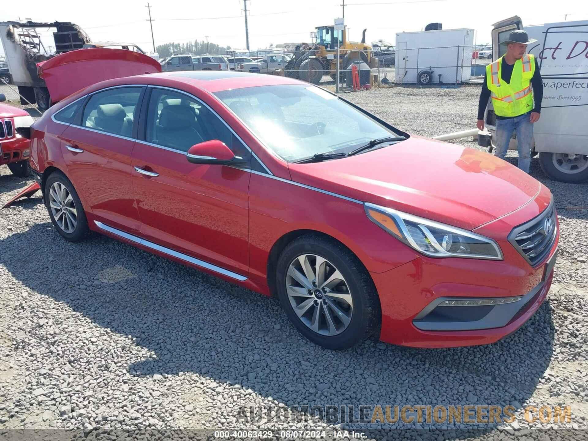 5NPE34AFXHH445027 HYUNDAI SONATA 2017