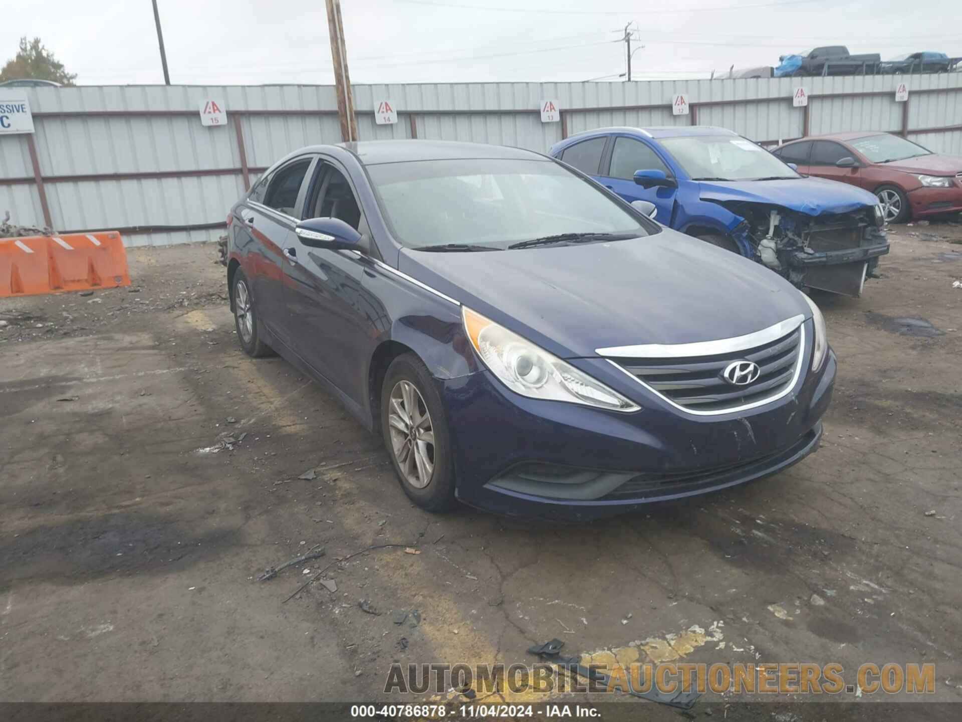 5NPEB4AC5EH916523 HYUNDAI SONATA 2014