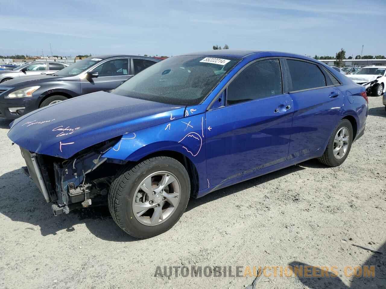 5NPLL4AG6MH027414 HYUNDAI ELANTRA 2021