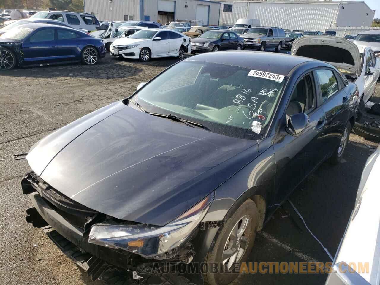 5NPLL4AG8MH050693 HYUNDAI ELANTRA 2021